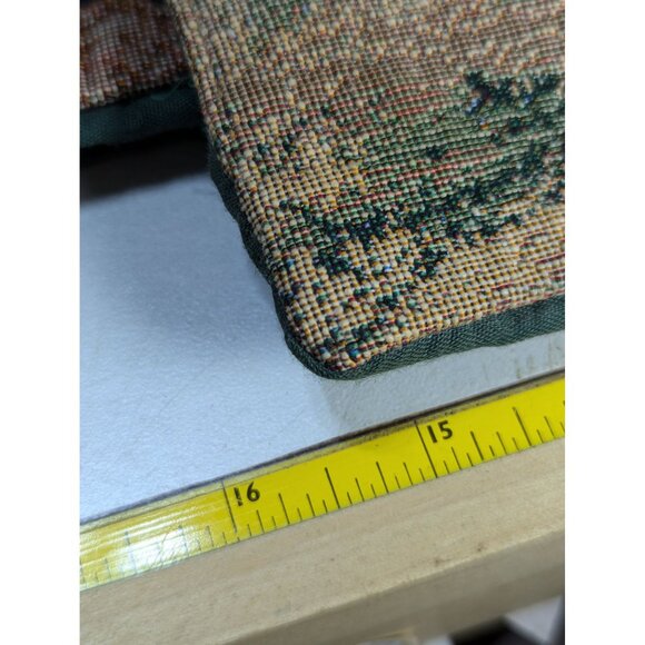 Vintage Harvest Placemats Set of 4 Pumpkin Patch Scene 16" x 12" Horse and Buggy - Picture 4 of 8